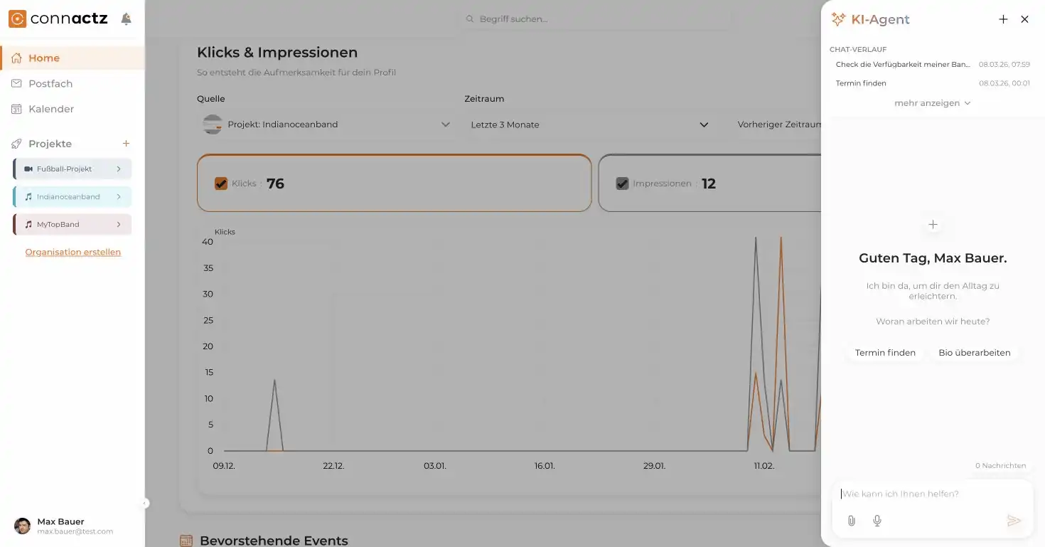 Sag ihm, was du brauchst – per Sprache, Chat oder WhatsApp